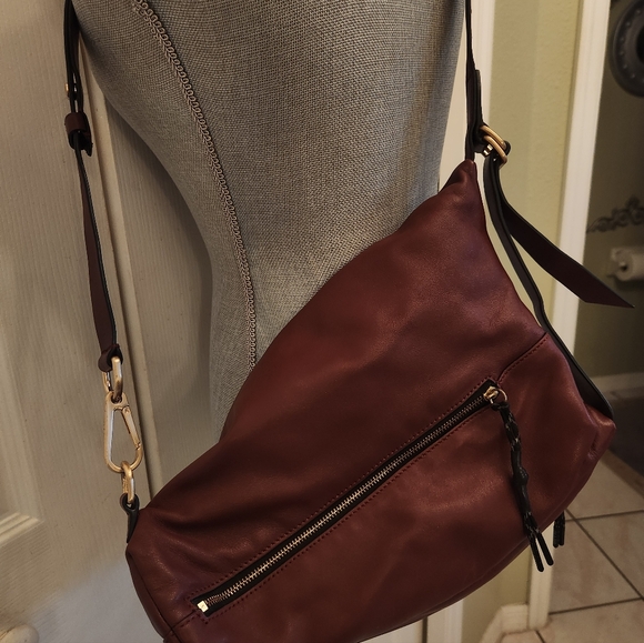 Rag & Bone Stylish Brown Leather One Strap Backpack Bag - Picture 11 of 16